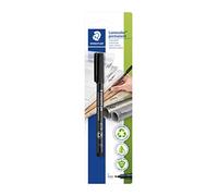 Staedtler Lumocolor 318 - Feutre permanent - Pointe fine 0,6 mm - Indélébile - Noir - Blister 1