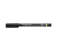 STAEDTLER Lumocolor 319 Permanent Special - noir, lot de 10, 0,4 mm | Encre indélébile super fine pour verre & usage laboratoire - marque surfaces spéciales - Art.-Nr. 319 S-9