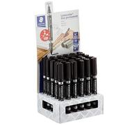 Staedtler Lumocolor 348-9 CA30. Marqueur permanent à double pointe Présentoir avec 30 marqueurs à double pointe de couleur noire.
