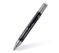 STAEDTLER Lumocolor 349 Marqueurs métallisés - argent, lot de 10, 2,4 mm