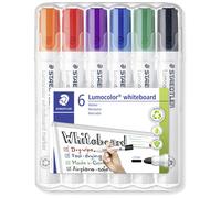 Staedtler Lumocolor 351 351 WP6 Marqueur tableau blanc rouge, bleu, vert, noir, orange, violet 6 pc(s)