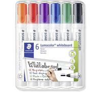 Staedtler Lumocolor 351 351 WP6 Marqueur tableau blanc rouge, bleu, vert, noir, orange, violet 6 pc(s)