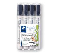 Staedtler Marqueurs pour tableau blanc Lumocolor 351 WP4-9X – 4 marqueurs, 1 pièce