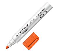 Staedtler Marqueur pour tableau blanc LUMOCOLOR 351, effaçable à sec, pointe ogive 2 mm, orange
