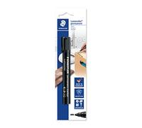 Staedtler Marqueur permanent Lumocolor 352 Pointe ogive 2 mm Noir Blister 1