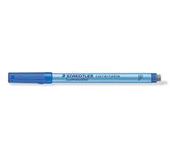 Staedtler Feutre Lumocolor Correctable 305 F-3 - Pointe fine 0,6 mm Bleu - Boîte de 10
