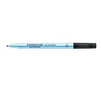 Staedtler Lumocolor Correctable marqueur 1 pièce(s) Pointe fine Noir noir G