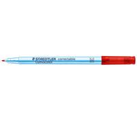 STAEDTLER Lumocolor correctable Marqueur non-permanent 305M rouge