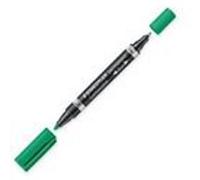 Staedtler Lumocolor Lot de 10 Marqueurs permanents duos Vert