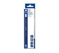 Staedtler Lumocolor Glasochrom - Crayons permanents pour surfaces, résistants eau/lumière, boîte 12