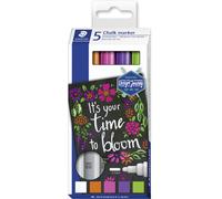 STAEDTLER Lumocolor marqueur craie étui de 5 pièces