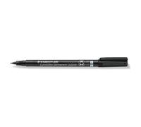 STAEDTLER Lumocolor Marqueur noir permanent Lumocolor 310 à pointe superfine 0.4 mm pour CD/DVD