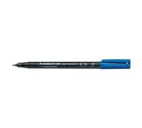 STAEDTLER Lumocolor Marqueur permanent 0,6 mm bleu, lot de 10