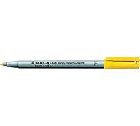 Staedtler Lumocolor non-permanent F marqueur - marqueurs (Jaune, 0,6 mm)