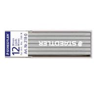 Staedtler Lumocolor omnichrom 218 Mines de rechange - blanc, 12 pièces | Hydrosoluble, effaçable, pour marquages couvrants - non permanent - Art.-Nr. 218-0