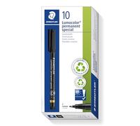 Staedtler Feutre pour rétroprojection Special 319-9 – permanent, pointe en fibre fine – Enfants