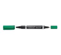 Staedtler Lumocolor Duo marqueur indélébile Pointe fine/ogive Vert 1 pièce(s) Vert G
