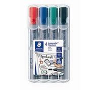Staedtler Marqueur 356 Wp4 – 4 pièces (noir, vert et rouge)