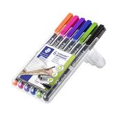 Staedtler Marker Lumocolor Perm 0,6mm ass (6)