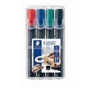 Staedtler Marker Lumocolor Perm biseauté 2-5mm assortis (4)