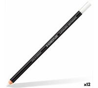 STAEDTLER Marqueur à sec permanent blanc 12 pièces