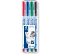 STAEDTLER Marqueur correctable 305F Lumocolor, étui de 4 G