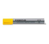 Staedtler Marqueur Lumocolor Flipchart 356 - Pointe biseau 2,0–5,0 mm - Encre jaune