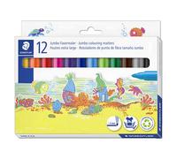 Staedtler Feutres de coloriage Noris Junior – Gros module – Étui carton 12 pièces (340 C12)