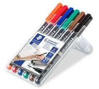 STAEDTLER Marqueur permanent 317M Lumocolor, étui de 6 G