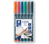 STAEDTLER Marqueur permanent 318F Lumocolor, étui de 6 G