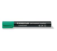 Staedtler Marqueur permanent Lumocolor 350 Pointe biseau Vert