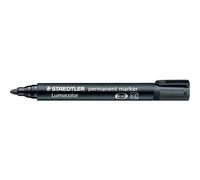 Staedtler Marqueur permanent Lumocolor DRY SAFE 352-9 noir, résistant à l'eau