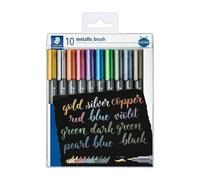 STAEDTLER Marqueur pinceau métallisé 10 pièces