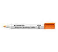 Staedtler Marqueur pour tableau blanc LUMOCOLOR 351, effaçable à sec, pointe ogive 2 mm, orange