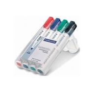 Staedtler Marqueur pour tableau blanc Séchage rapide Faible odeur Pointe verroui