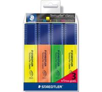 Staedtler - Marqueurs 364 Textes 3+1 Free | Mettre un 4 -pièce | 10 pièces