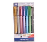 STAEDTLER Marqueurs métalliques, couleurs mélangées - 6 pièces
