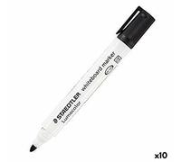 STAEDTLER Marqueurs pour tableaux blancs Lumocolor noir 10 pièces