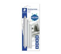 Staedtler Mars Estompe, Estompes en papier de haute qualité pour travaux artistiques, Pour éclaircir et estomper la craie et le fusain, Étui blister avec 4 estompes de taille différente, 5426-S BK4