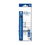 Staedtler Mars Lumograph Jumbo, Crayons à papier HB gros module de haute qualité pour écriture et dessin, Étui carton avec 6 crayons HB, 100J-HB VE