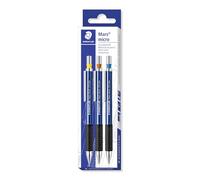 Staedtler Porte-mines Mars Micro – Étui plastique 3 pièces 0,3/0,5/0,7 mm canon droit – 775 SC WP3