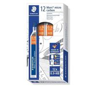 Staedtler Mars Micro Carbon 250 09-Hb Mine Pour Porte-Mine 0.9 Mm Hb - Lot De 12 Pcs