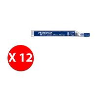 Staedtler Mars Micro Carbon 250 13-Hb Mine Pour Porte-Mine 1.3 Mm Hb - Lot De 12 Pcs