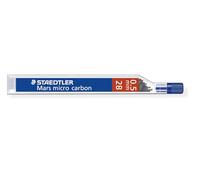 STAEDTLER Recharges de mines pour crayons Mars Micro Carbon 250 0.5mm 2B - Emballage de 6 tubes (72 dérivations) 2B