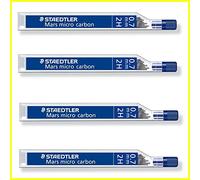 Staedtler Mars micro carbon 2500,7mm 2H-mines pour-Lot de 4tubes/Mène (48) 2H