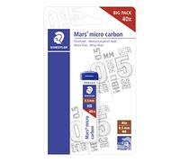 Staedtler Mars Micro Carbon 255 - Blister 1 Étui 40 Mines Graphite 0.5 Hb | Mines fines résistantes à la casse, sensation d'écriture douce - stables, fiables - Réf. 25505HBBKD