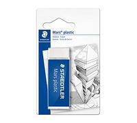 Staedtler Mars Plastic 526 50 - Blister 1 Gomme Blanche Sans Latex