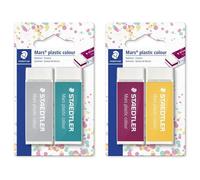 Staedtler Mars Plastic Colour 526 50 E1 Gomme À Effacer 2 Pièces