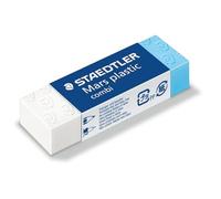 STAEDTLER Mars Plastic Combi 526 508 Gomme sans phtalate ni latex Blanc