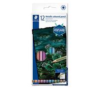 Staedtler Crayon de couleur metallic 146M hexagonal tendre 146M C12 12 pc(s)